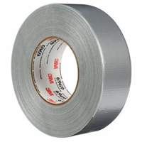 3M 6969 Extra Heavy-Duty Duct Tape, 10.7 mils, Silver, 48 mm (2") x 55 m (180')