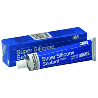 Black Super Silicone Sealant, 3 Oz MMM8662 | ToolDiscounter