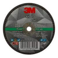 3M 87457 3M Silver Cut-Off Wheel, 87457, T1, Black, 3" x 0.04" x 1/4"-28