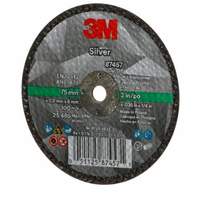 3M 87457 3M Silver Cut-Off Wheel, 87457, T1, Black, 3" x 0.04" x 1/4"-28
