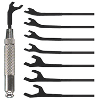 Interchangeable Open End Wrench Set - Clear Tube MOO55-0143 | ToolDiscounter
