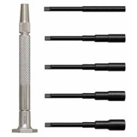 Moody Tools 58-0142 Interchangeable Nut Driver Set W/Steel Handle In Pouch