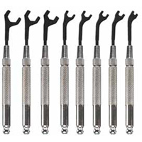 Moody Tools 58-0151 Set Of 8 Mini Open End Wrenches - Vinyl Pouch