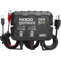 NOCO GEN5X2 2-Bank, 10-Amp On-Board Battery Charger, Battery Maintainer, and Battery Desulfator