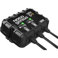 NOCO GEN5X2 2-Bank, 10-Amp On-Board Battery Charger, Battery Maintainer, and Battery Desulfator