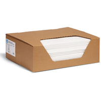 NEW PIG 26100 PIG&reg; Lightweight Oil-Only Absorbent Mat Pad in Dispenser Box, 15" W x 20" L