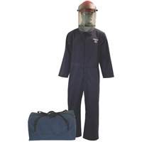 OBERON EV-BKT-2XL-10 8 Cal HRC2 Electric Vehicle Arc Flash & Shock Kit with Size 10 Gloves & 2X-Large Coveralls