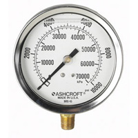 Pressure Gauge, 0-10000 PSI, 3-1/2 Inch Dia, Liquid Filled OTC9659 | ToolDiscounter