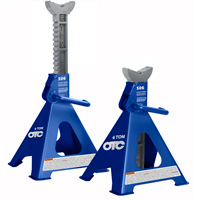 OTC S06 Jack Stands, 6 Ton Capacity, 15-5/8" Min. Height, 23-11/16" Max. Height