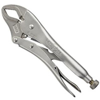 10 Inch Curved Jaw Locking Pliers PET10CR | ToolDiscounter