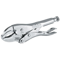 7 Inch Curved Jaw Locking Pliers PET7CR | ToolDiscounter