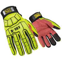 RINGER GLOVES 161-09 Super Hero Hi-Vis Padded Gloves, Medium