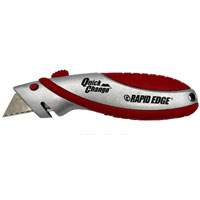 Rapid Edge® Quick Change Heavy-Duty Utility Knife with Soft Comfort Grip RPTRT0008 | ToolDiscounter