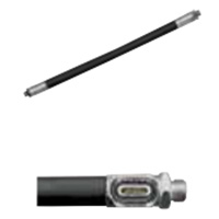 Samson 142050 18" Steel Braid Outlet Hose With 3 Jaw Connector