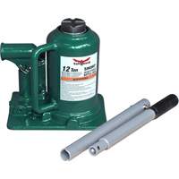 THA HYDRAULICS 61124 12 Ton Welded Inline Bottle Jack, Shorty