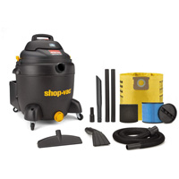 Shop Vac 9627306 Industrial Vacuum, Wet/Dry, 18 Gal., 6.5 HP