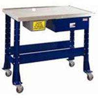 Tear Down/Fluid Containment Bench with Stainless Steel Top SHU811100 | ToolDiscounter
