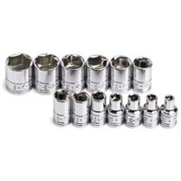 SK Hand Tool 91848 1 4 Inch 48 Pc Socket Set Frac Metric Standard