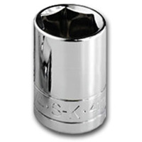 SK S-K 40906 3/16" SuperKrome Standard Socket 1/4" Drive 6-point USA NEW 
