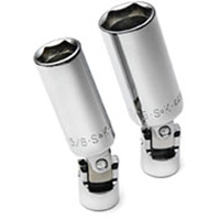 SK Tools 4492 Spark Plug Sockets, Flex Joint, 2 Piece