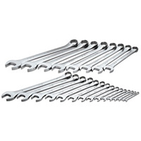 SK Tools 86043 Wrench Set, Combination, 12 Pt, 23 Pc, 1/4 - 1 1/2 Inch