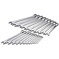 SK Tools 86049 Fractional Long Pattern Combination Wrench Set, 21 Pc