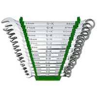 SK Tools 86265 Metric 15 Pc Combinationination Wrench Set