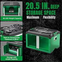 SK Tools SK03103 Modular Stackable Steel Storage Tool Box with 2 Doors