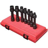 Sunex 2696 1/2 Inch Drive 12 Pt. 7 Pc SAE Driveline Socket Set