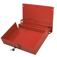 Sunex 8011 Large Locking Screwdriver/Pry Bar Holder - Red