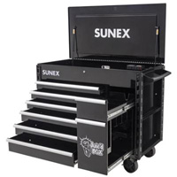 Sunex 8065PCBK JUIC'D BOX 50" Powered Cart