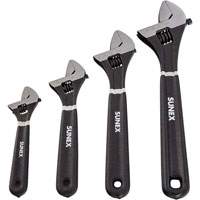 Sunex 9618A 4-Piece Adjustable Wrench Set