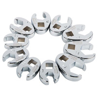 Sunex 9710M 3/8 Dr 10 Pc Metric Crows Foot Set