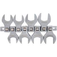 Sunex 9730A 8-Piece Jumbo Metric Crowfoot Wrench Set