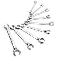 Sunex 9809 Wrench Set, Flare Nut, 9 Pc, Frac And Metric