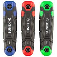 Sunex 98525F 25-Piece SAE, Metric & Torx Folding Hex Key Set