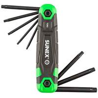 Sunex 98525F 25-Piece SAE, Metric & Torx Folding Hex Key Set