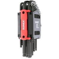 Sunex 98526BL 26-Piece SAE & Metric Ball End Long Arm Hex Key Set