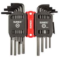 Sunex 98526L 26-Piece SAE & Metric Long Arm Hex Key Set