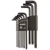 Sunex 9859TP 9-Piece Tamper-proof Torx Long Arm Magnetized Key Set
