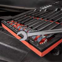 Sunex 9909 13-Piece V-Groove SAE Wrench Set with EVA Foam