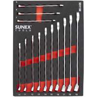 Sunex 9911M Metric 12-Point V-Groove 13-Piece Wrench Set in EVA Foam