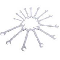 Sunex 9914M Angle Head Wrench Set, 14 Piece, Metric