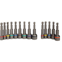 Sunex 9933 14 Piece SAE And Metric Magnetic Nut Setter Set