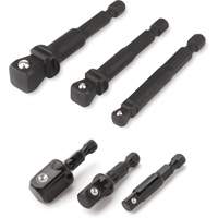 Titan 12001 6-Piece Stubby & Wobble Socket Adapter Set