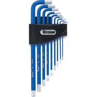 Titan 16123 13pc SAE Hex Bit Socket Set 