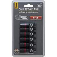 Titan 15222 6-Piece SAE Impact Grade Nut Driver Set