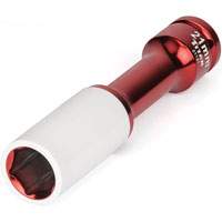 Titan 21121 1/2 Drive 6 Pt XL Non-Marring Lug Nut Socket, 21mm