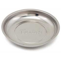 Titan 21264 5-7/8 Inch Round Magnetic Parts Tray