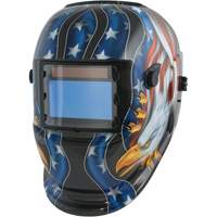 Titan 41265 Solar Powered Auto Darkening Welding Helmet With Eagle Graph